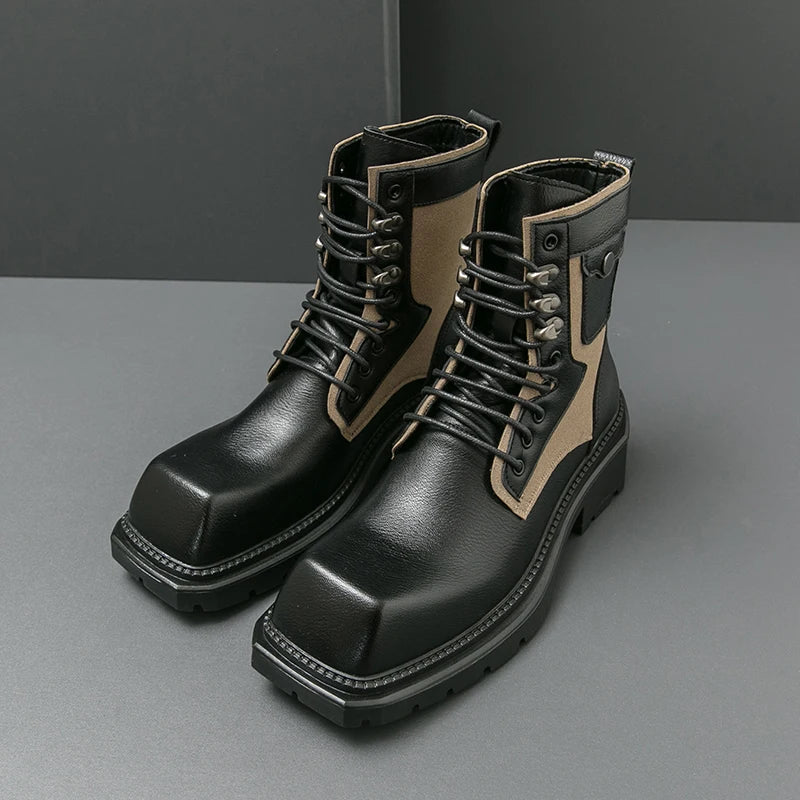 VDR_VANISH_05 Punk Motorcycle Boots-VOIDWEAR™