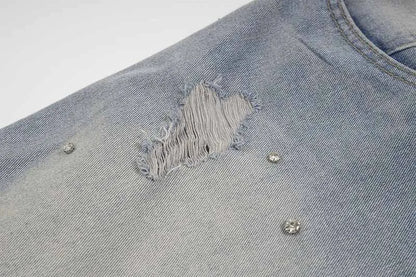 DENIM_SIGNAL/5 SHORTS-VOIDWEAR™