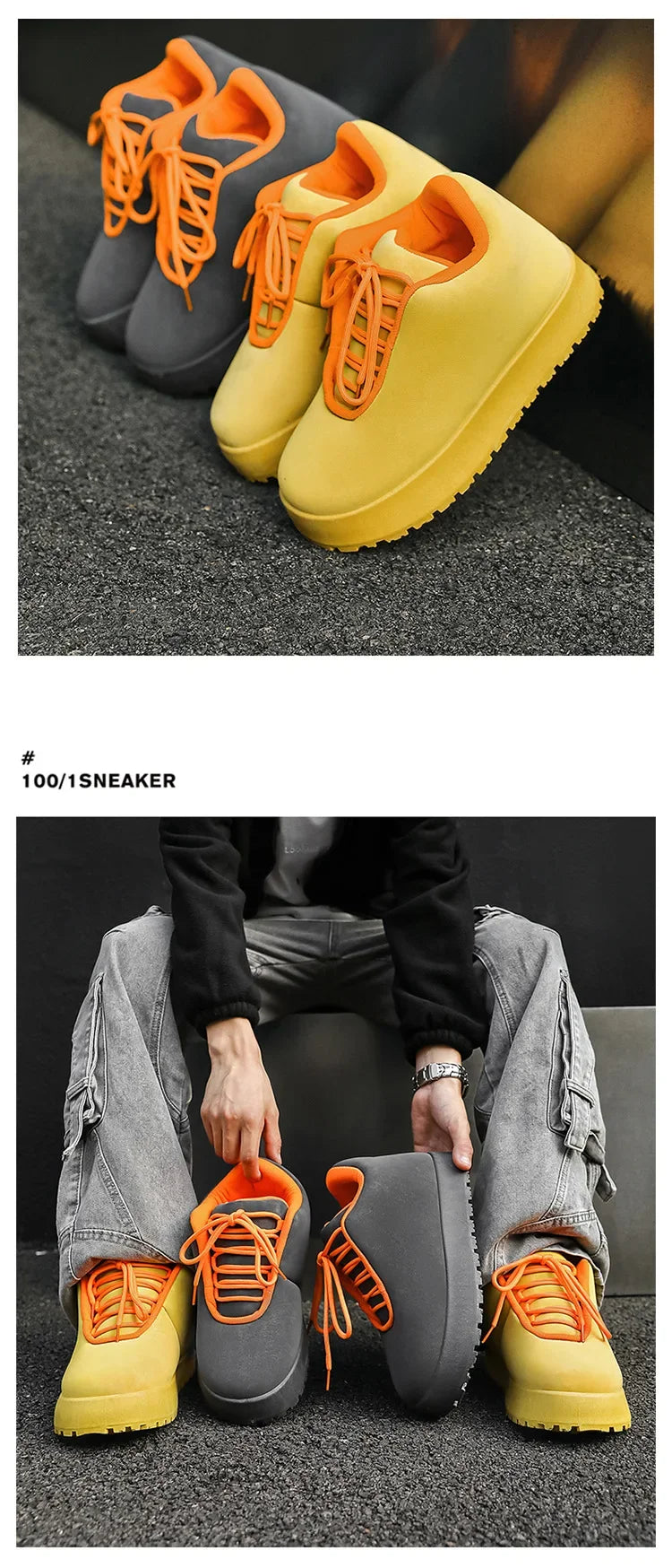 OBSCURA_84 Platform Sneaker Boots-VOIDWEAR™