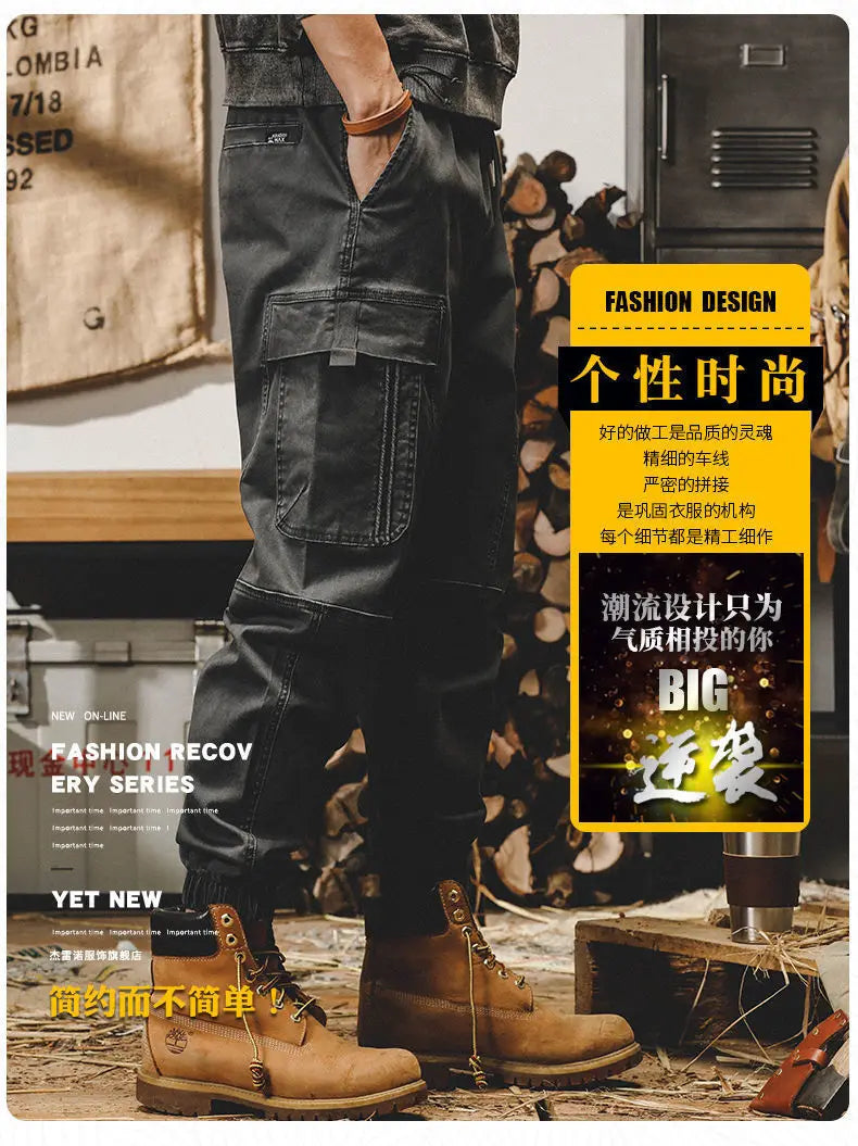 SHDW_CARGO/3 — Multi-Pocket Cargo Pants-VOIDWEAR™