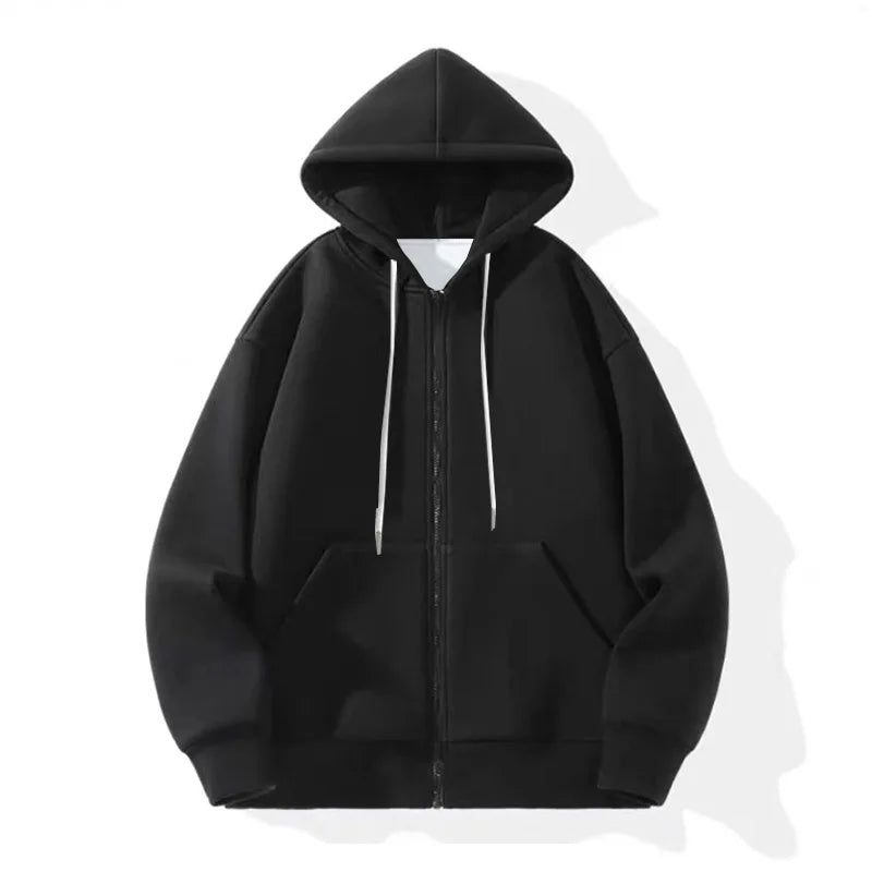 SIGNAL-ZIP/02 Oversized Full-Zip Hoodie-VOIDWEAR™