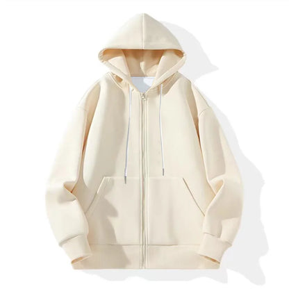 SIGNAL-ZIP/02 Oversized Full-Zip Hoodie-VOIDWEAR™