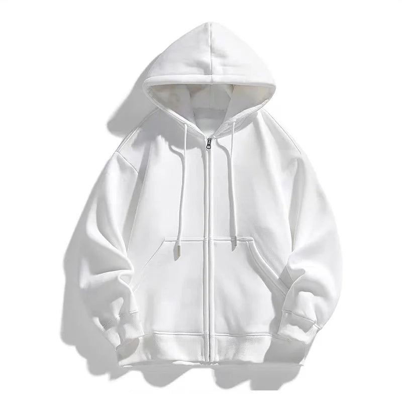 SIGNAL-ZIP/02 Oversized Full-Zip Hoodie-VOIDWEAR™