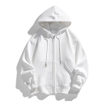 SIGNAL-ZIP/02 Oversized Full-Zip Hoodie-VOIDWEAR™
