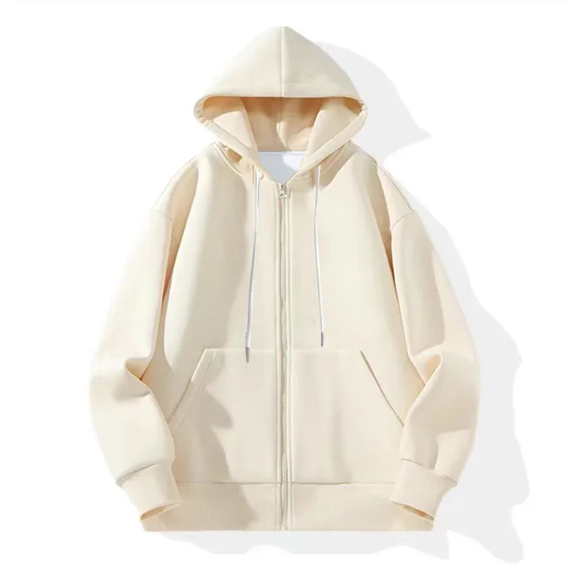 SIGNAL-ZIP/02 Oversized Full-Zip Hoodie-VOIDWEAR™