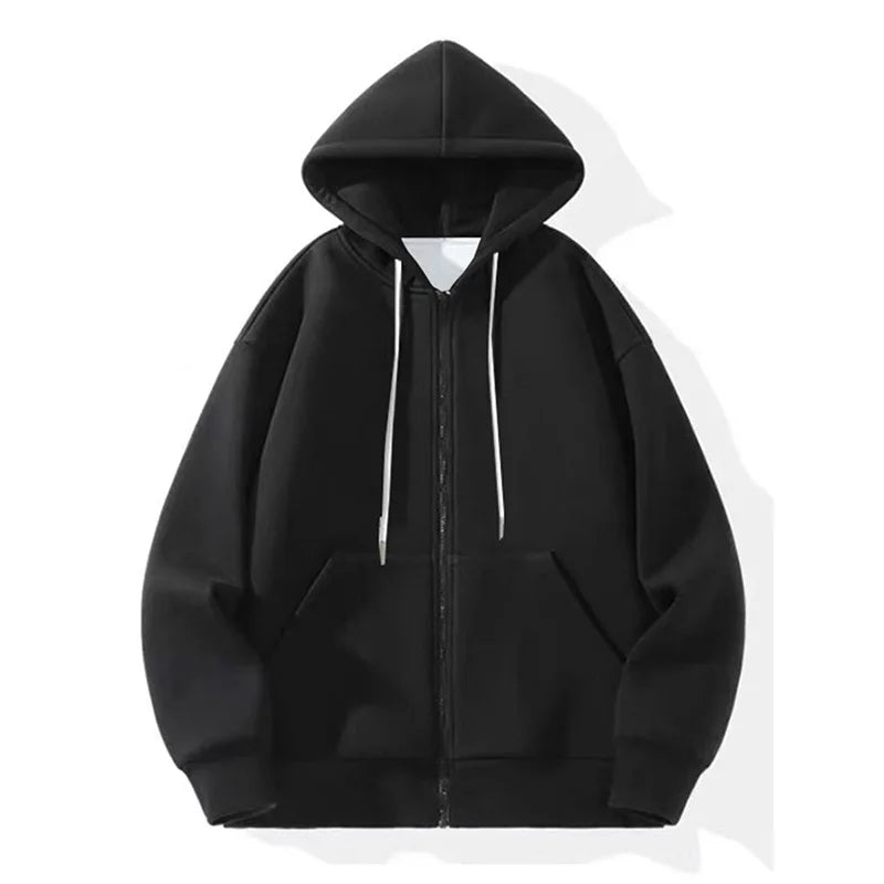 SIGNAL-ZIP/02 Oversized Full-Zip Hoodie-VOIDWEAR™