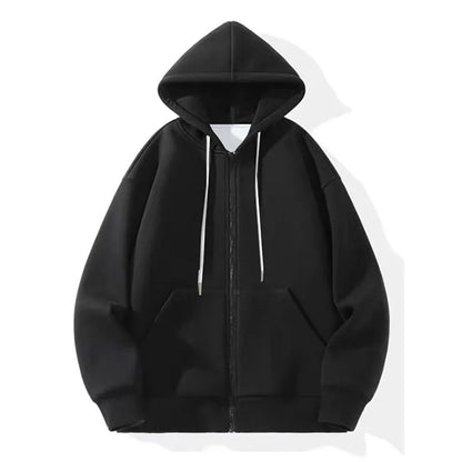 SIGNAL-ZIP/02 Oversized Full-Zip Hoodie-VOIDWEAR™
