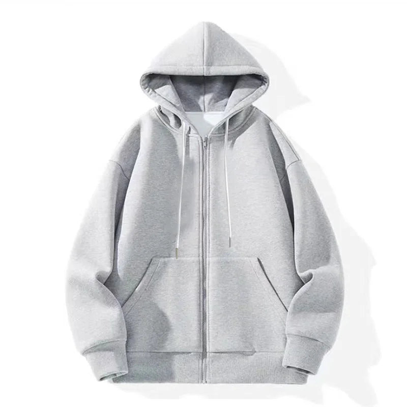 SIGNAL-ZIP/02 Oversized Full-Zip Hoodie-VOIDWEAR™
