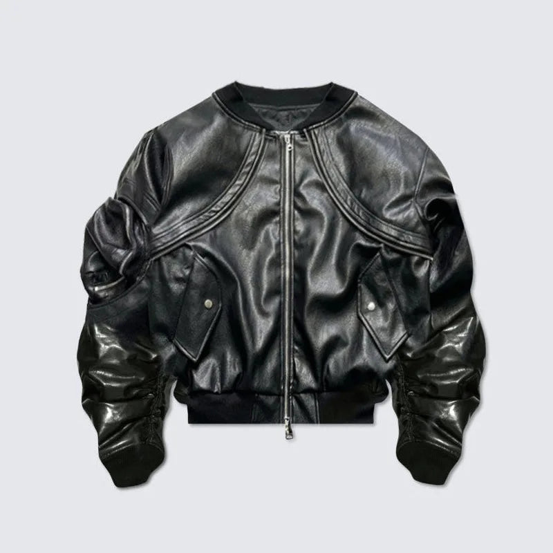 SIGNAL_05 ☰ Retro Flight Jacket-VOIDWEAR™