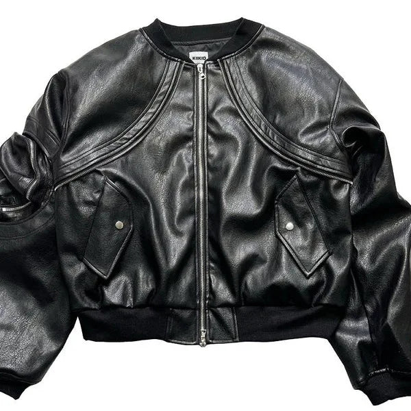 SIGNAL_05 ☰ Retro Flight Jacket-VOIDWEAR™