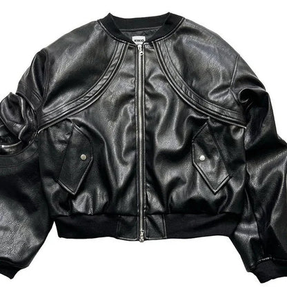 SIGNAL_05 ☰ Retro Flight Jacket-VOIDWEAR™