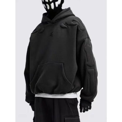 SIGNAL_09 ☰ Oversized Foam Hoodie-VOIDWEAR™