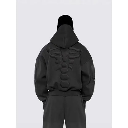 SIGNAL_09 ☰ Oversized Foam Hoodie-VOIDWEAR™