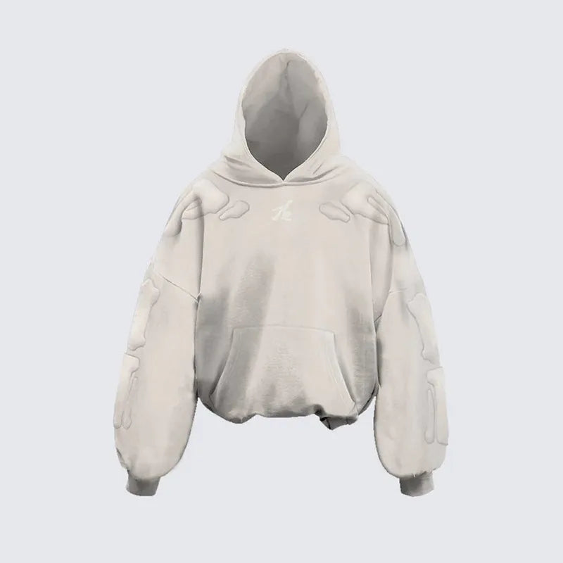 SIGNAL_09 ☰ Oversized Foam Hoodie-VOIDWEAR™