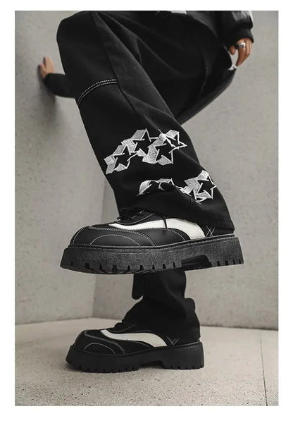 VOIDWEAR SIGNAL_VANISH_12 ☰ ritual-inspired men’s casual shoes with breathable upper, round toe, and vanish-mode closure, built for spring/autumn wear.