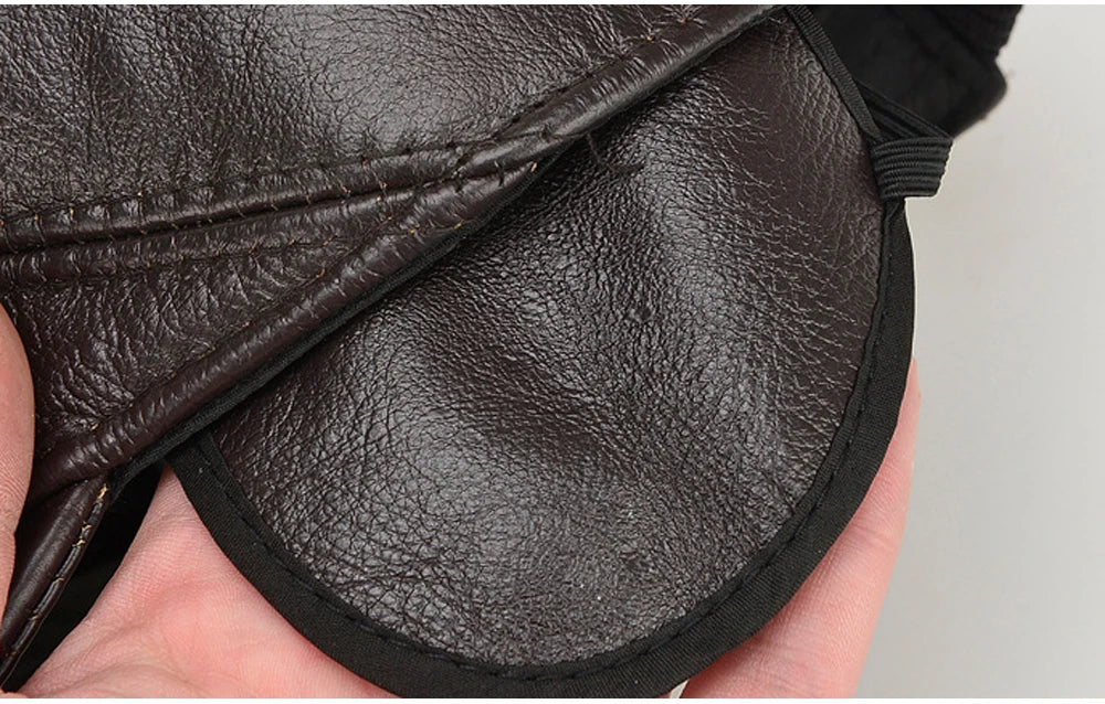 SIGNAL_CAP_07 // LEATHER-VOIDWEAR™