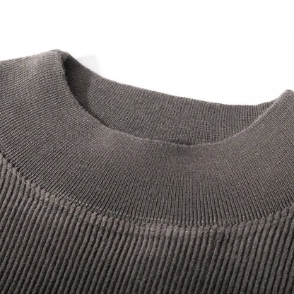 SIGNAL_FADE_09 ☰ Distressed Dual-Realm Sweatshirt-VOIDWEAR™
