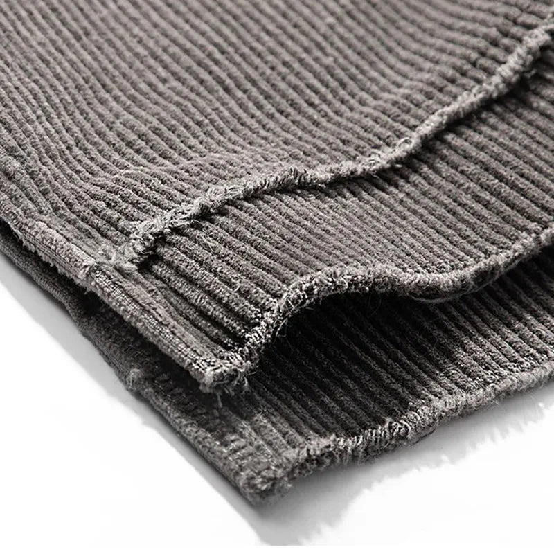 SIGNAL_FADE_09 ☰ Distressed Dual-Realm Sweatshirt-VOIDWEAR™