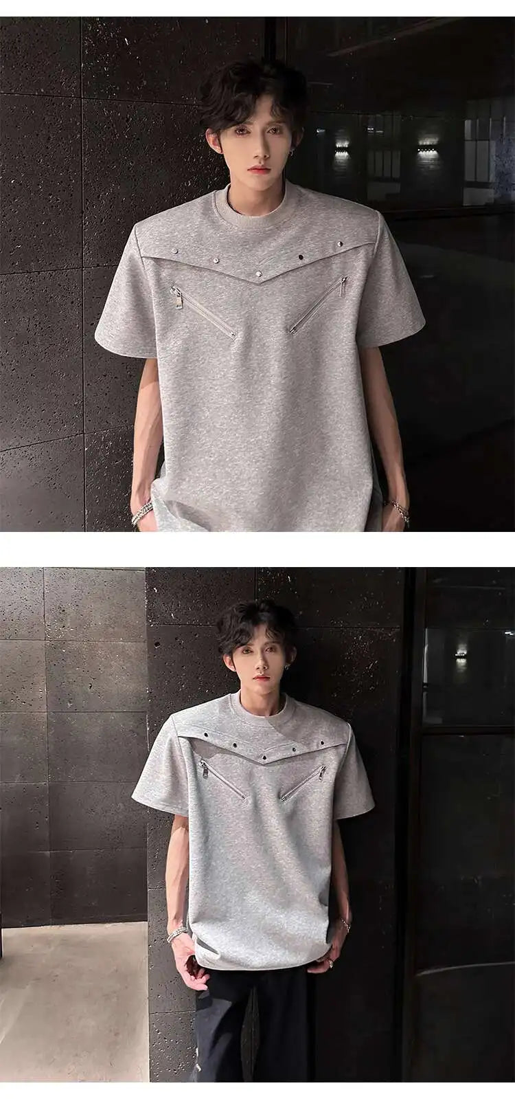 SIGNAL_FRAME_09 ☒ Structured Shoulder Tee-VOIDWEAR™
