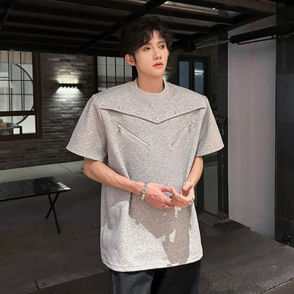 SIGNAL_FRAME_09 ☒ Structured Shoulder Tee-VOIDWEAR™