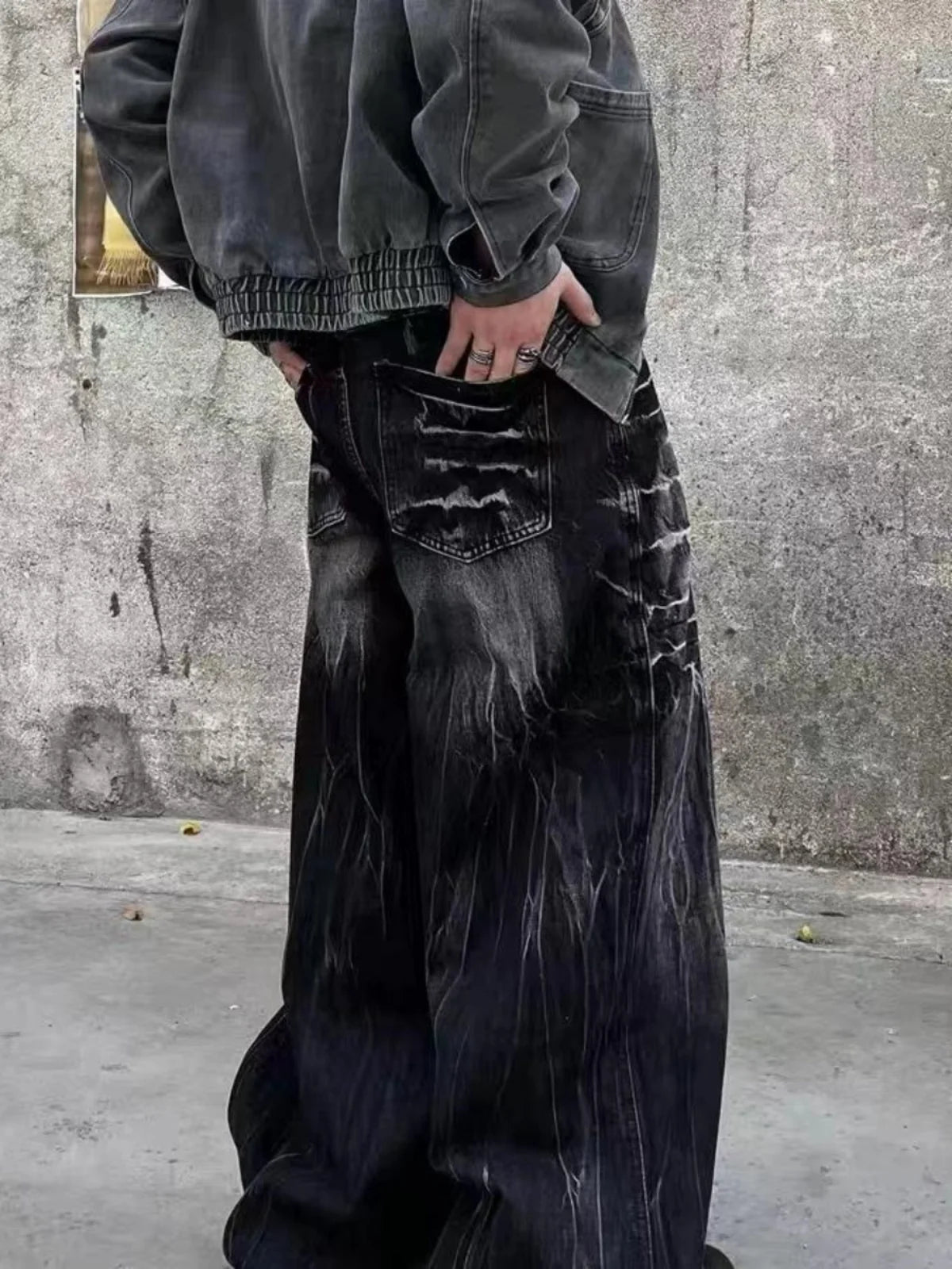 SIGNAL_STORM_11 ☰ Baggy Jeans-VOIDWEAR™