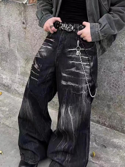 SIGNAL_STORM_11 ☰ Baggy Jeans-VOIDWEAR™