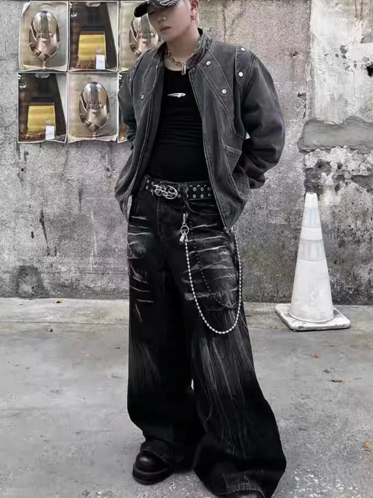 SIGNAL_STORM_11 ☰ Baggy Jeans-VOIDWEAR™