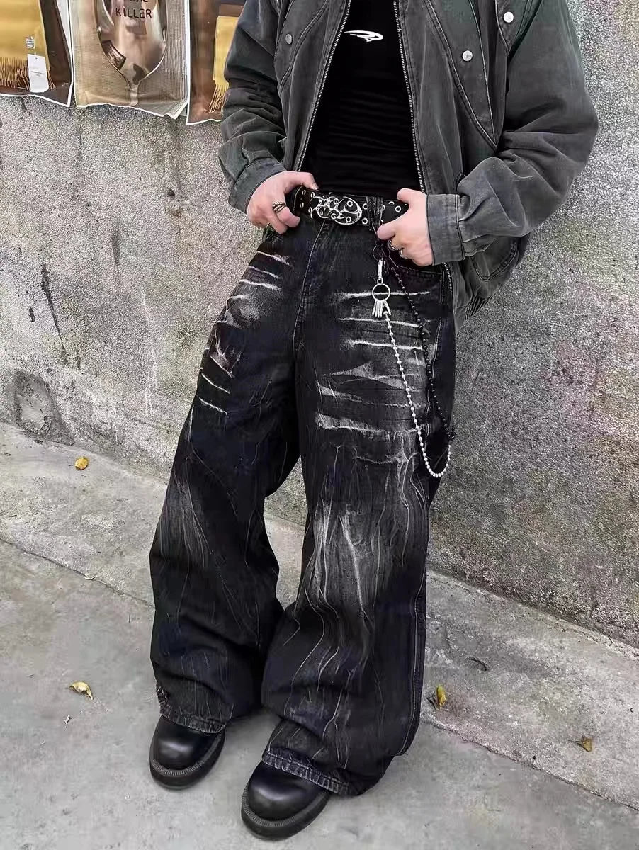 SIGNAL_STORM_11 ☰ Baggy Jeans-VOIDWEAR™