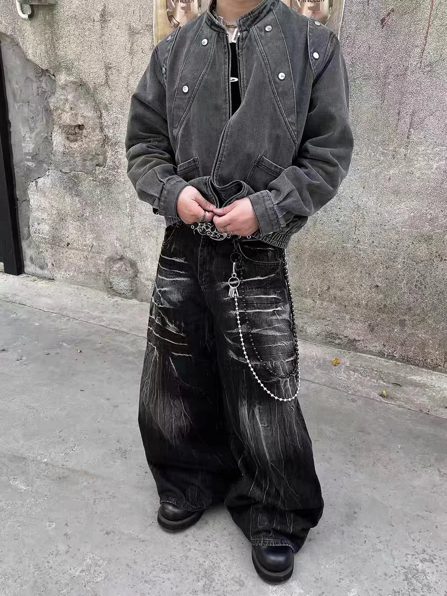 SIGNAL_STORM_11 ☰ Baggy Jeans-VOIDWEAR™
