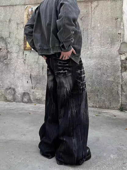 SIGNAL_STORM_11 ☰ Baggy Jeans-VOIDWEAR™
