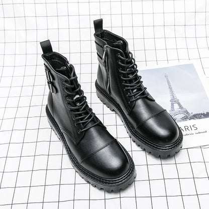 SIGNAL_VANISH_11 ☰ Patent Leather Chelsea Boots-VOIDWEAR™