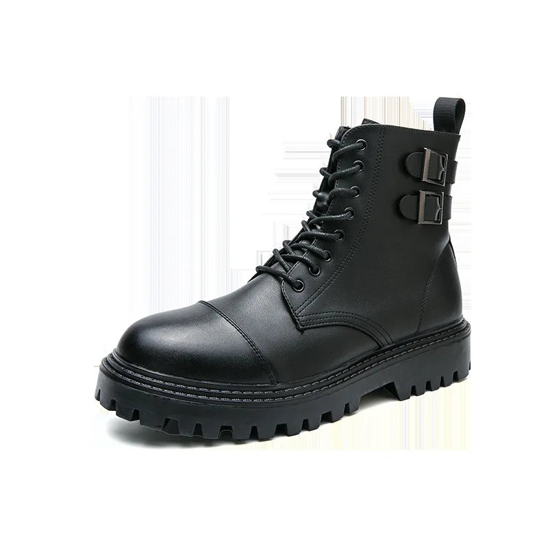 SIGNAL_VANISH_11 ☰ Patent Leather Chelsea Boots-VOIDWEAR™