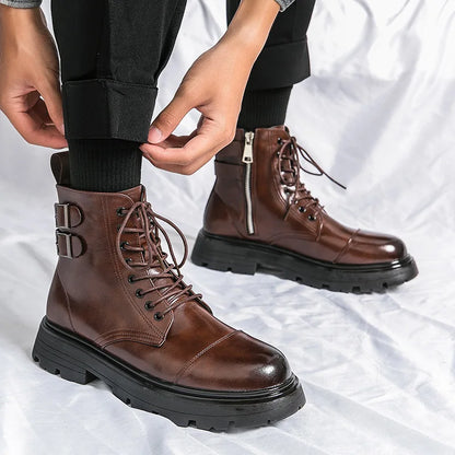 SIGNAL_VANISH_11 ☰ Patent Leather Chelsea Boots-VOIDWEAR™