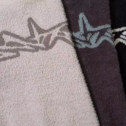 VDR-JACQUARD-02 Oversized Star Jacquard Sweater-VOIDWEAR™