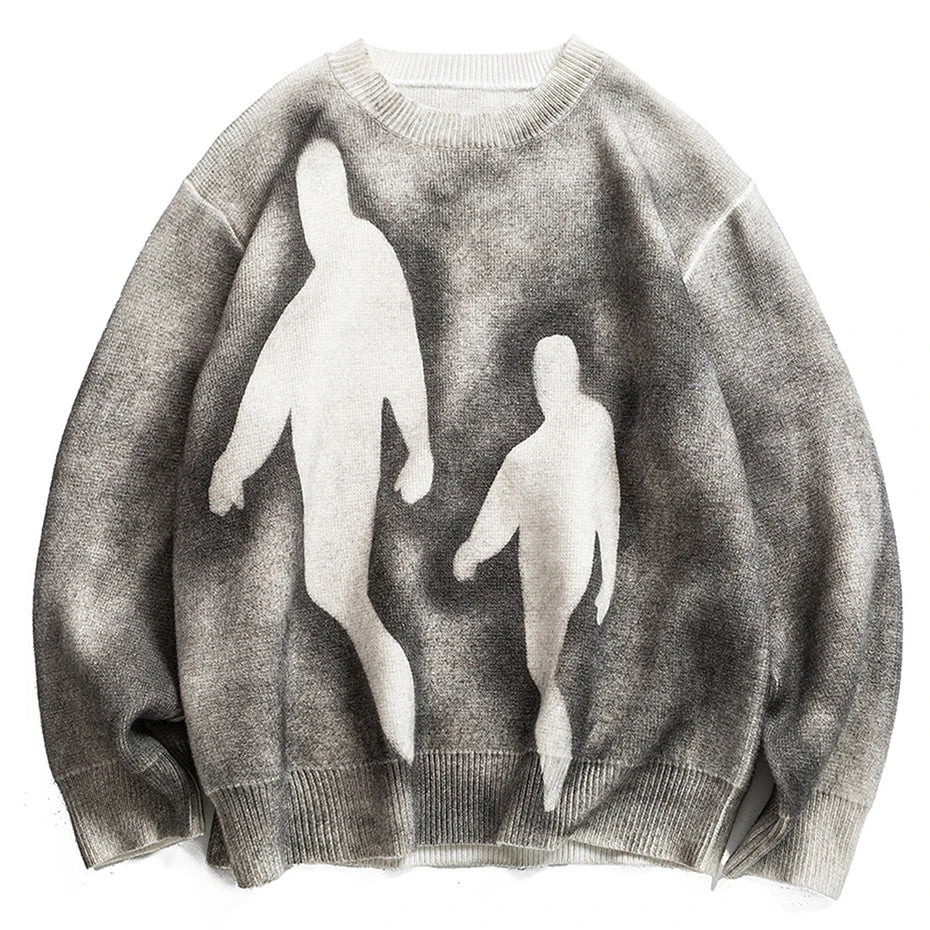 VDR-SHADOW07 Oversized Knit Sweater-VOIDWEAR™