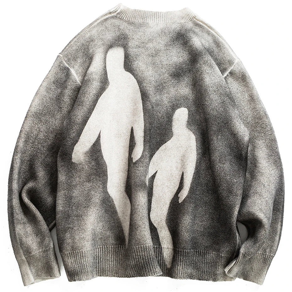 VDR-SHADOW07 Oversized Knit Sweater-VOIDWEAR™