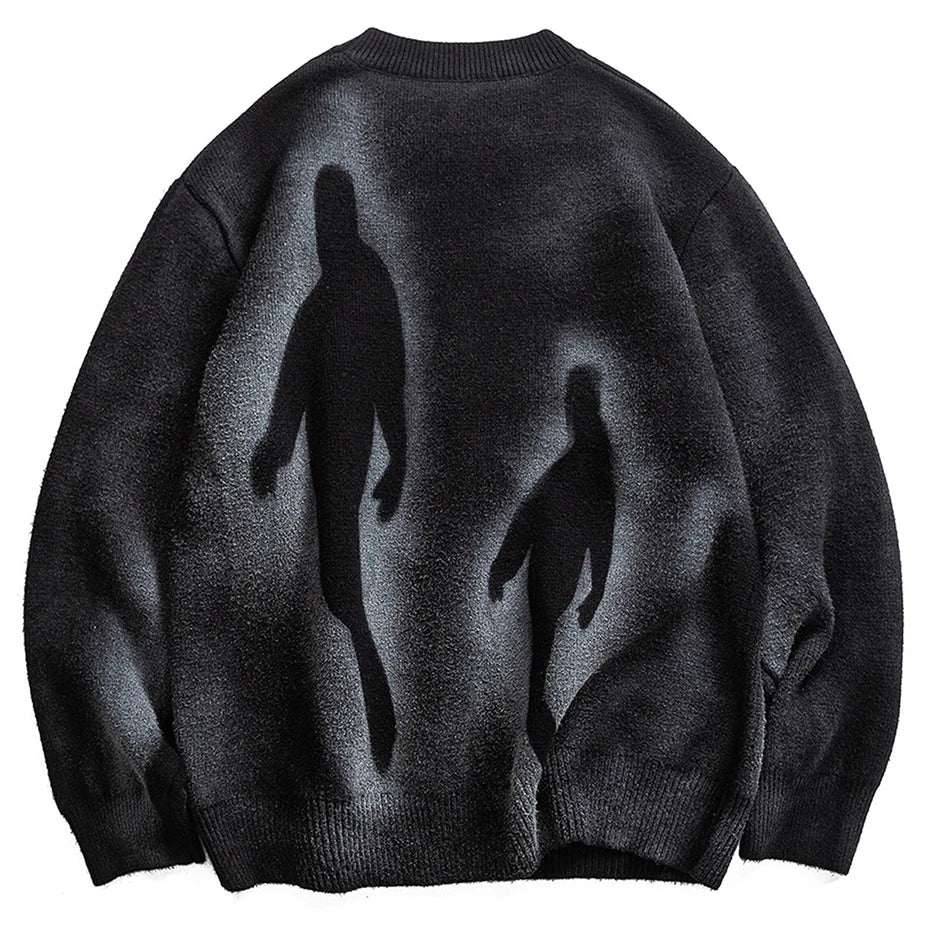 VDR-SHADOW07 Oversized Knit Sweater-VOIDWEAR™
