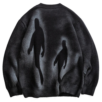 VDR-SHADOW07 Oversized Knit Sweater-VOIDWEAR™