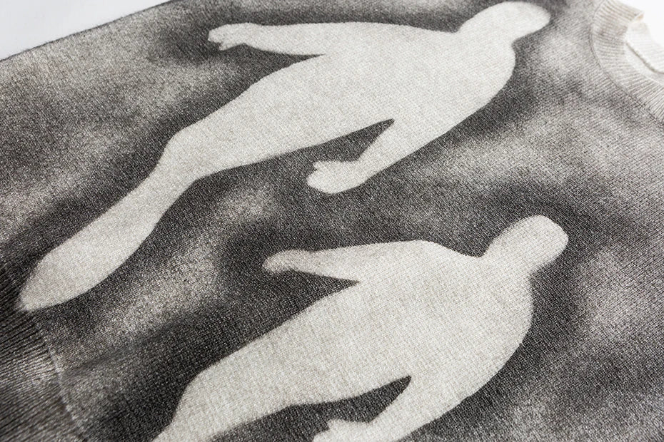VDR-SHADOW07 Oversized Knit Sweater-VOIDWEAR™