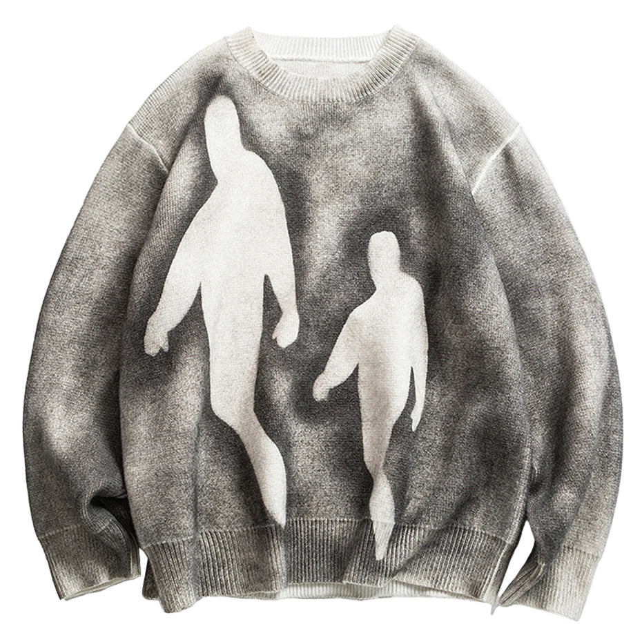 VDR-SHADOW07 Oversized Knit Sweater-VOIDWEAR™