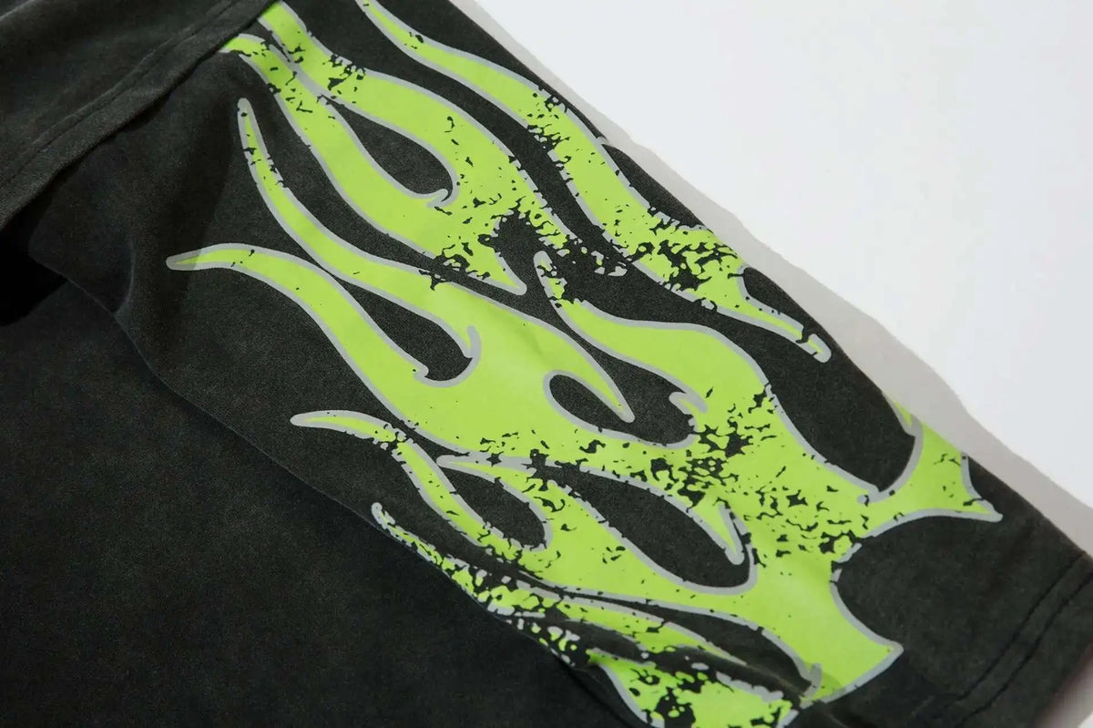 VDR_GREENFLAME ☰ TEES —long sleeve-VOIDWEAR™