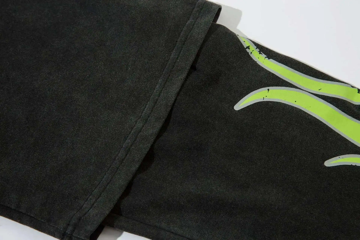 VDR_GREENFLAME ☰ TEES —long sleeve-VOIDWEAR™