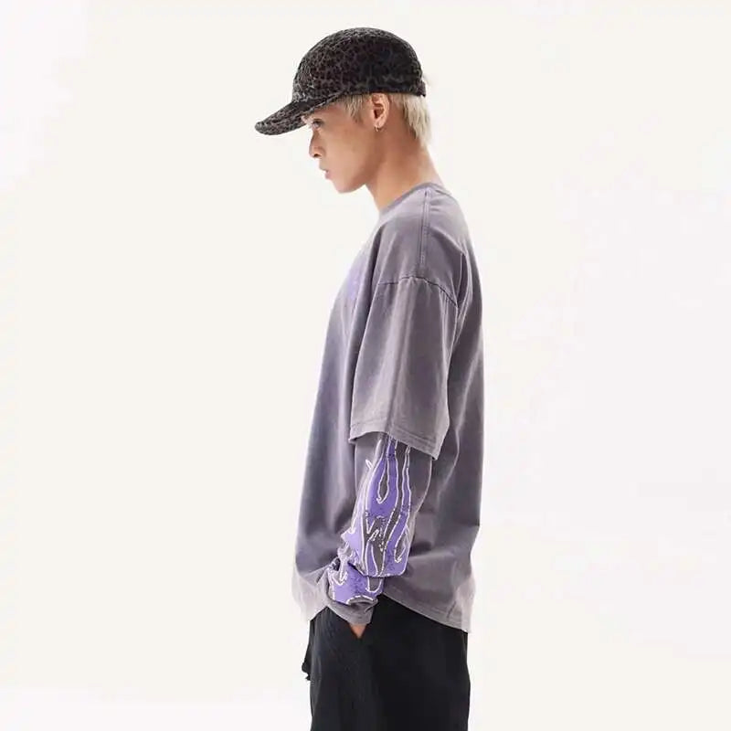 VDR_GREENFLAME ☰ TEES —long sleeve-VOIDWEAR™