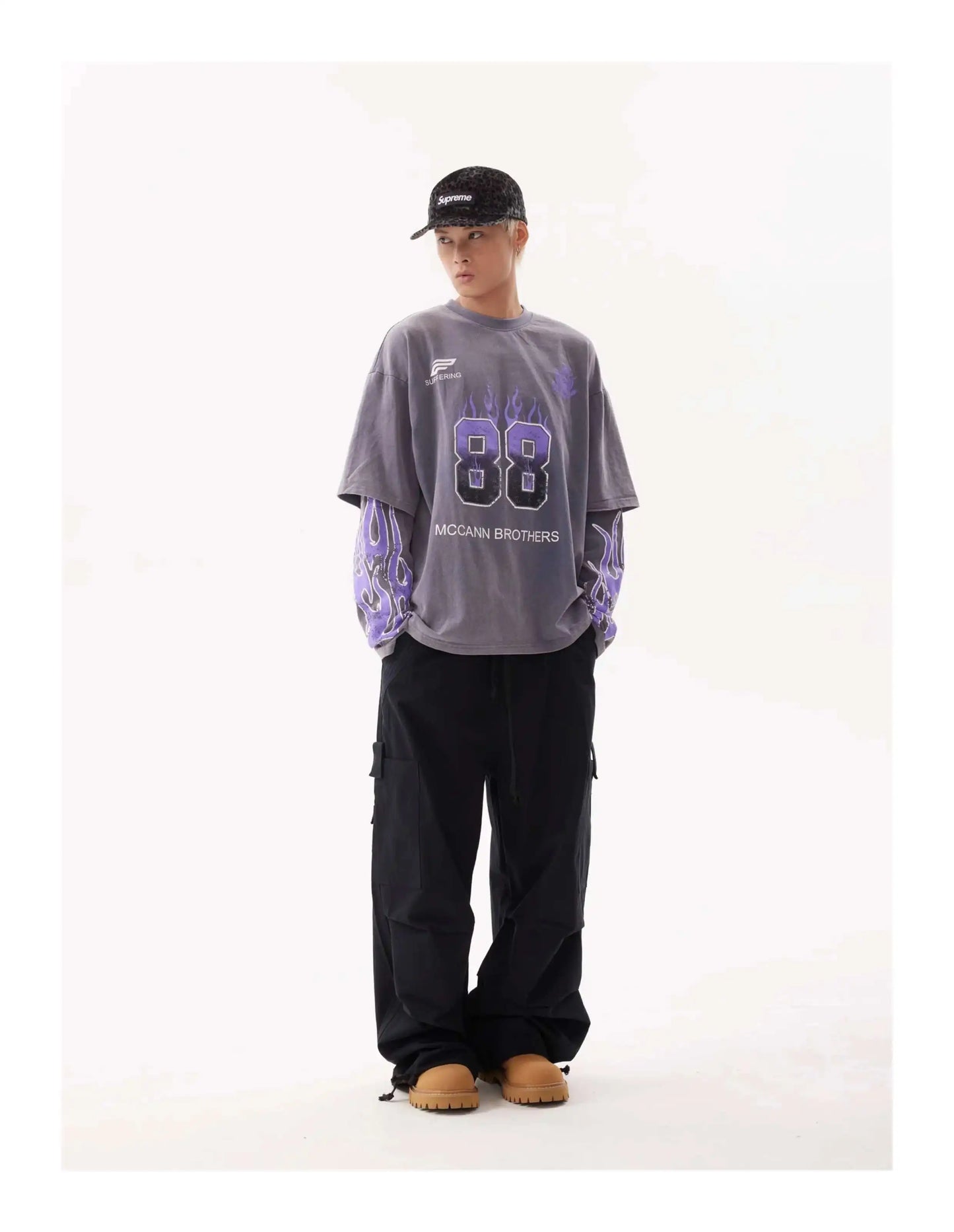 VDR_GREENFLAME ☰ TEES —long sleeve-VOIDWEAR™