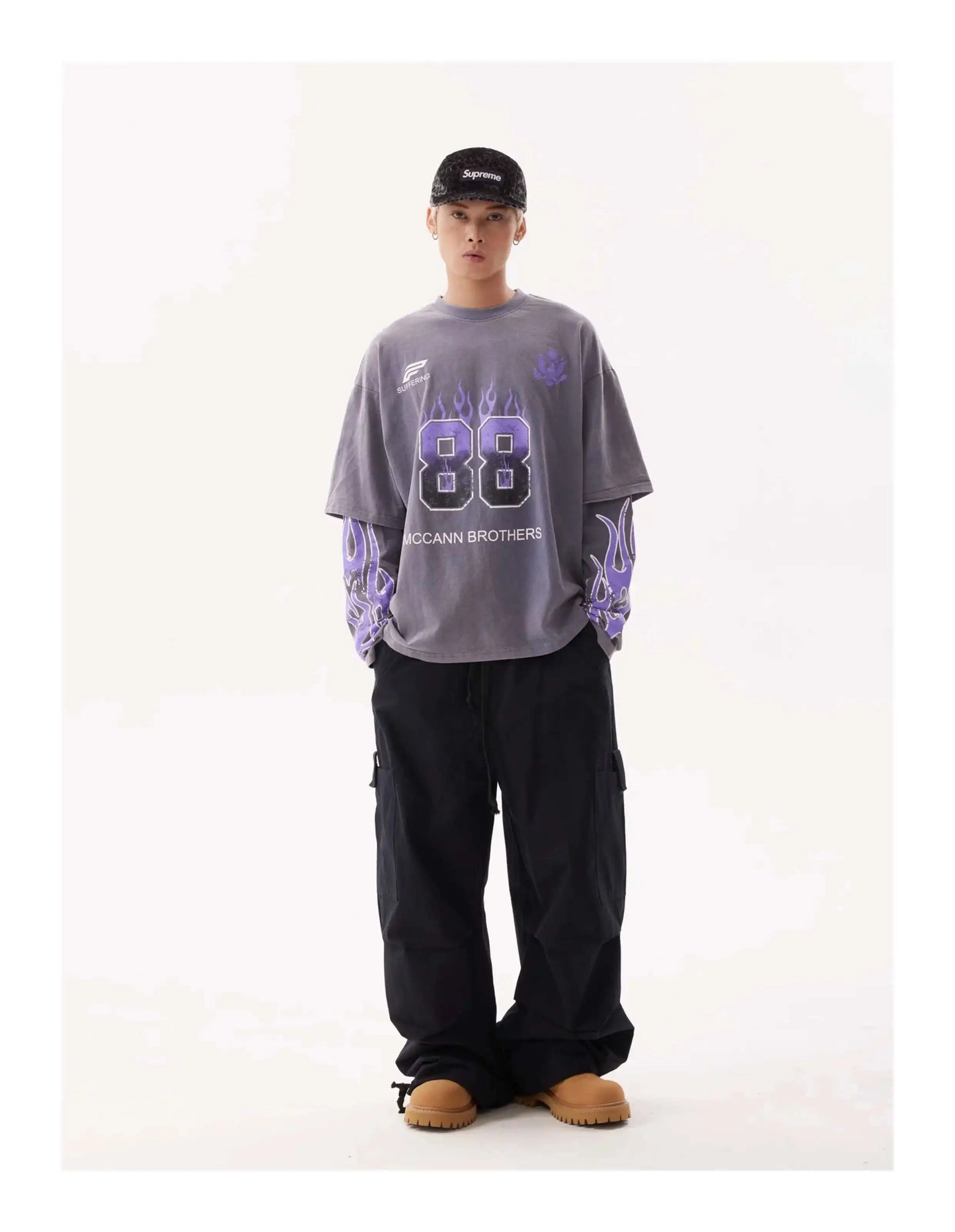 VDR_GREENFLAME ☰ TEES —long sleeve-VOIDWEAR™
