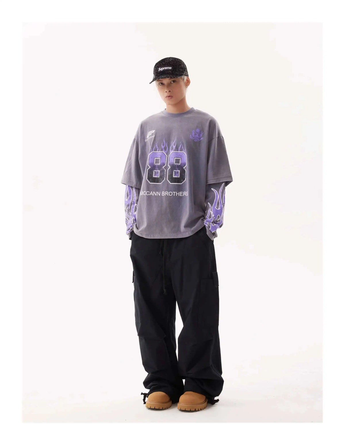 VDR_GREENFLAME ☰ TEES —long sleeve-VOIDWEAR™