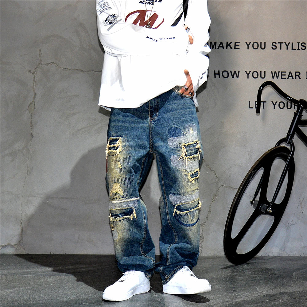 VDR_RIPPED_05 ☰ PATCH JEANS-VOIDWEAR™