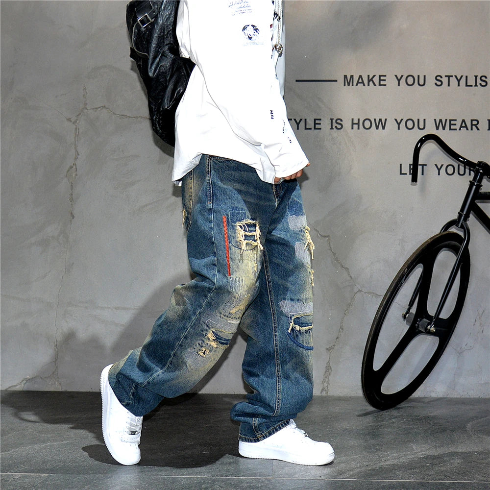 VDR_RIPPED_05 ☰ PATCH JEANS-VOIDWEAR™