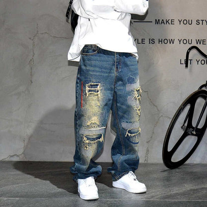 VDR_RIPPED_05 ☰ PATCH JEANS-VOIDWEAR™