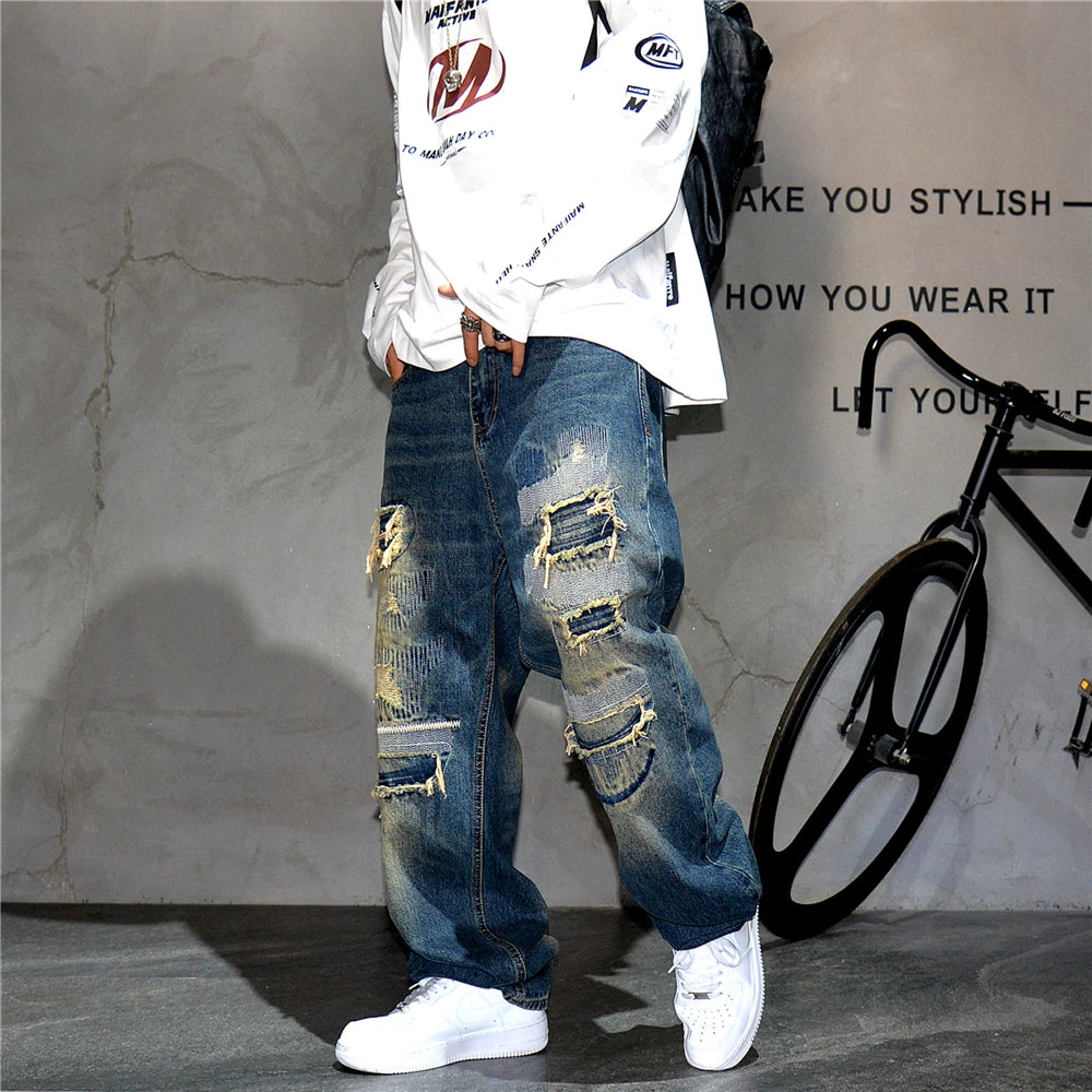 VDR_RIPPED_05 ☰ PATCH JEANS-VOIDWEAR™